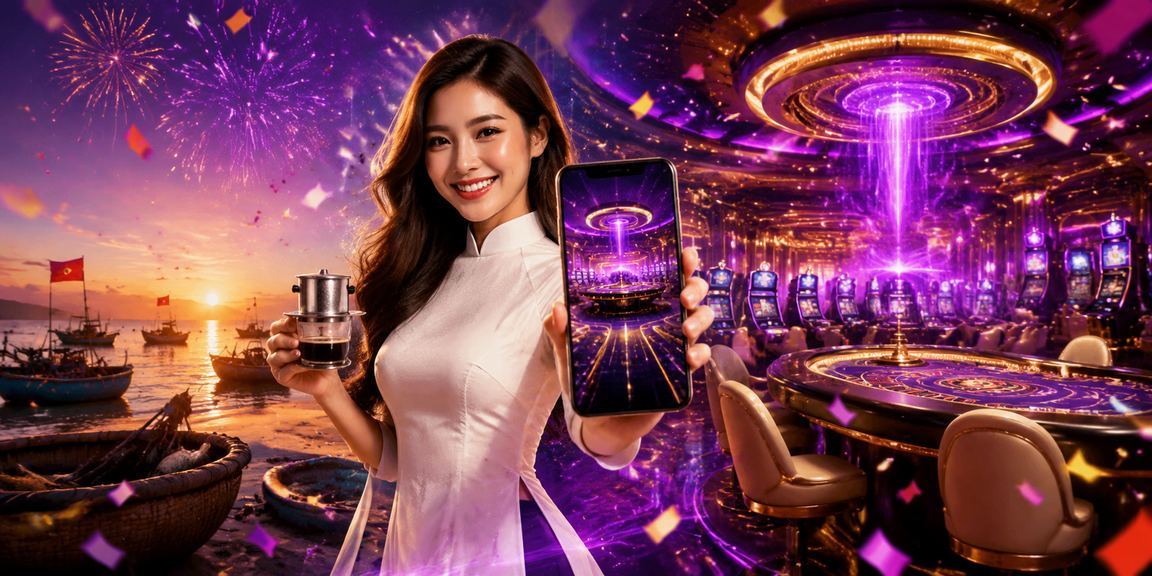 Thành viên VIP chơi casino di động tại bãi biển Mũi Né buổi sáng